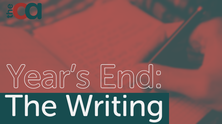 Year's End: The Writing